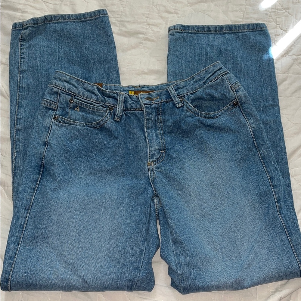 Aura Classic Women's Light Blue Wide-Leg Jeans